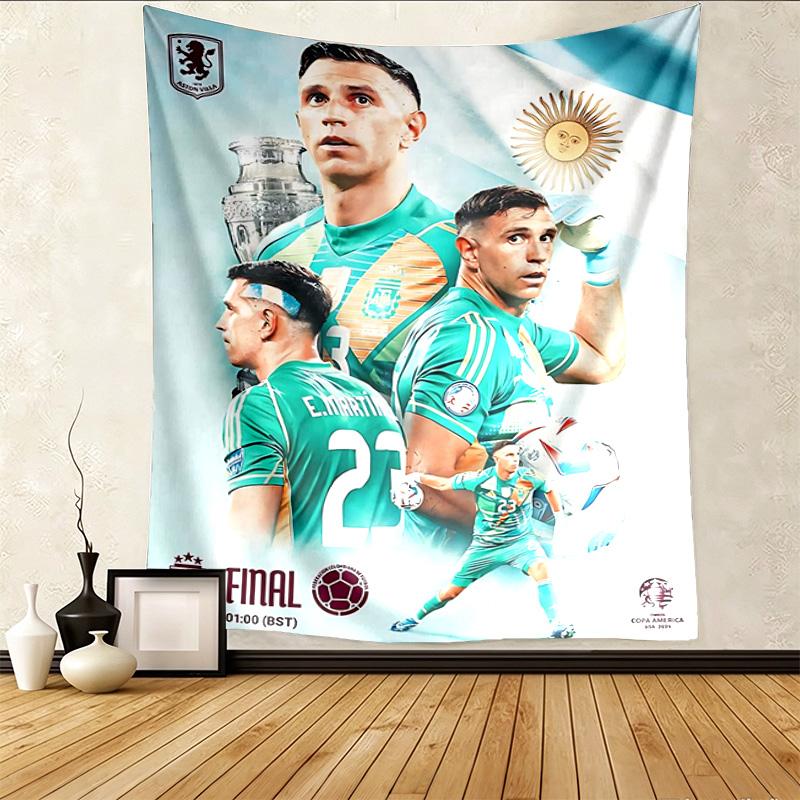 Argentina Final Pattern Tapestry Wall Hanging Boho Aesthetic Wall Blanket For Bedroom Living Room Dorm Home Wall Decor 1015197