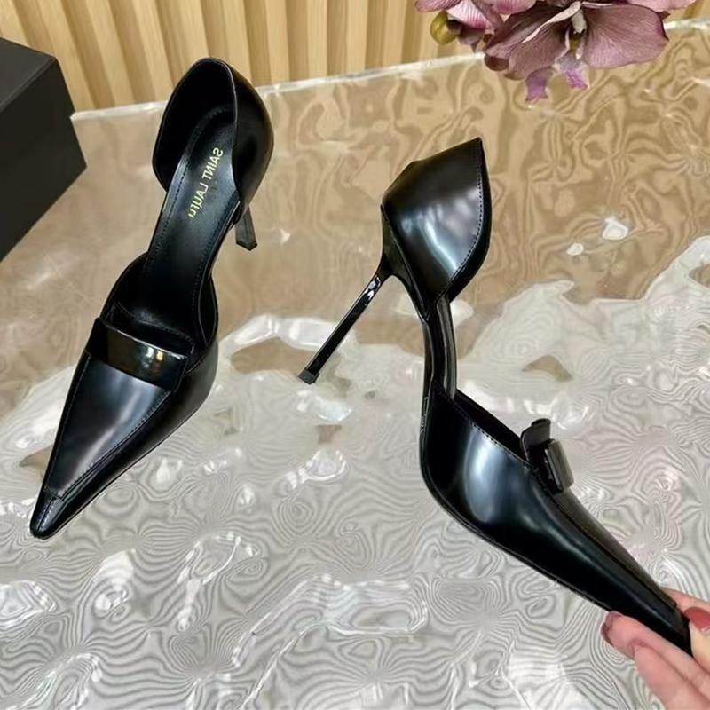 Elegant High Heels Women Shoes Sexy Pointed Toe Fashion Sandals Summer  Dress Shallow Luxury Pumps  Party Chaussure Femme