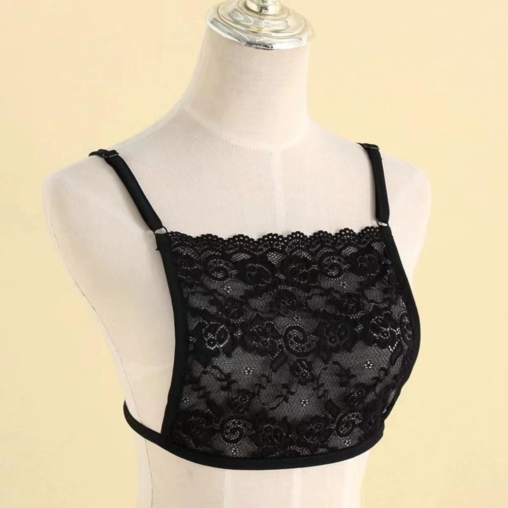 

Lace Fake Collar Accessory Breathable Prevent Exposure Anti-slip Underwear Overlay Prevent Light Leakage