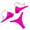 2025 Halter Bikini Set Short Swimsuit Women High Waist Swimwear  Women's Sexy Backless Solid Color Beach Split Bikini Swimsuit