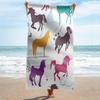 Microfiber Unicorn Beach Towel Cute Animal Bath Towel Absorbent Towels for Pool Swim Bathroom Sport Girl Quick Dry Beach Blanket