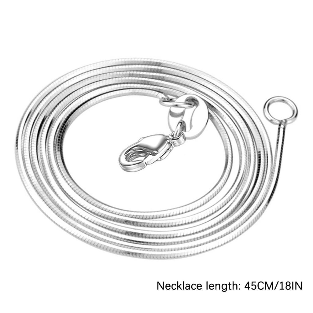 1MM Schlangenkette Schlüsselbeinkette Halskette Schlangenkette Halskette Damen