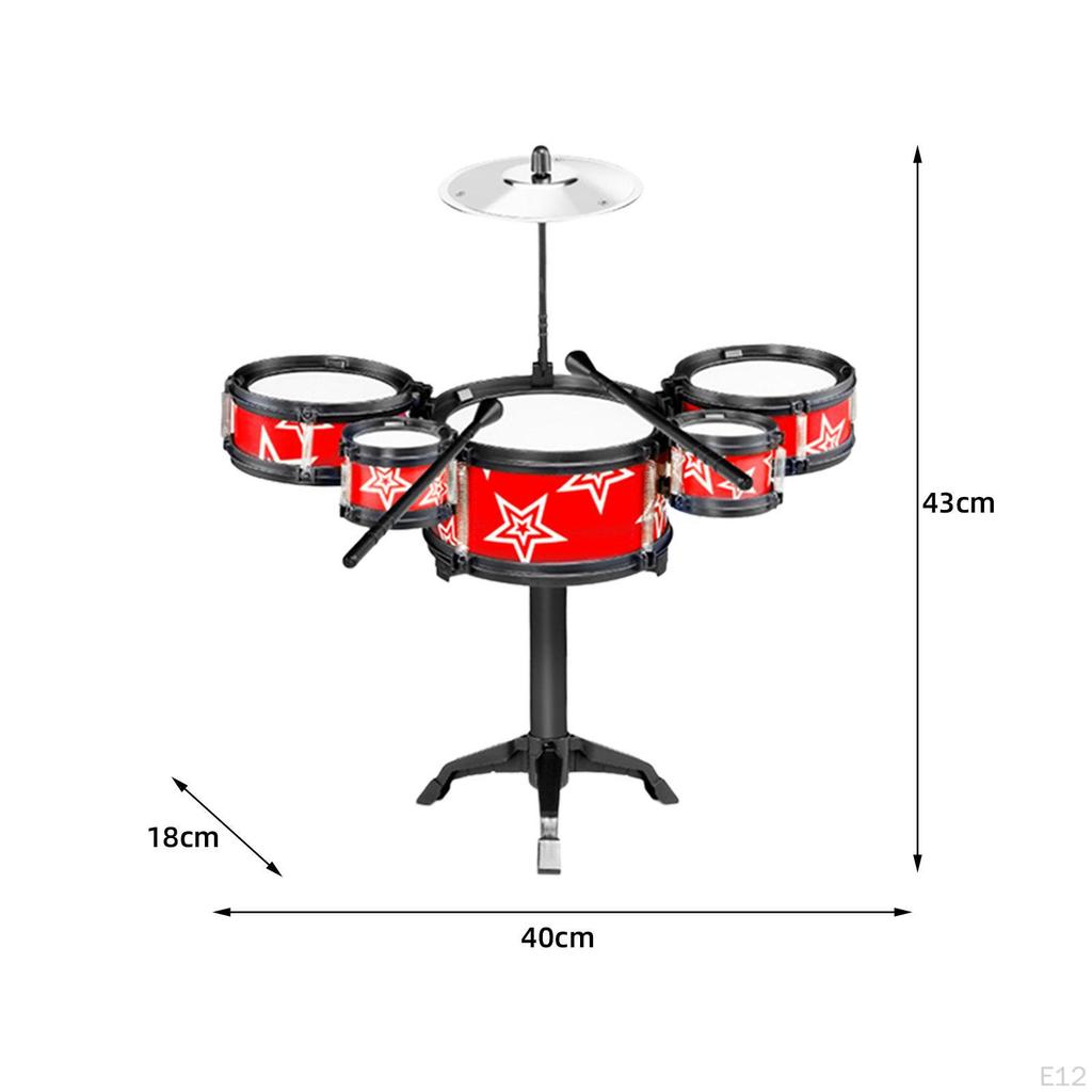 Interactive Drum Set for Kids, Musical Instrument Playset