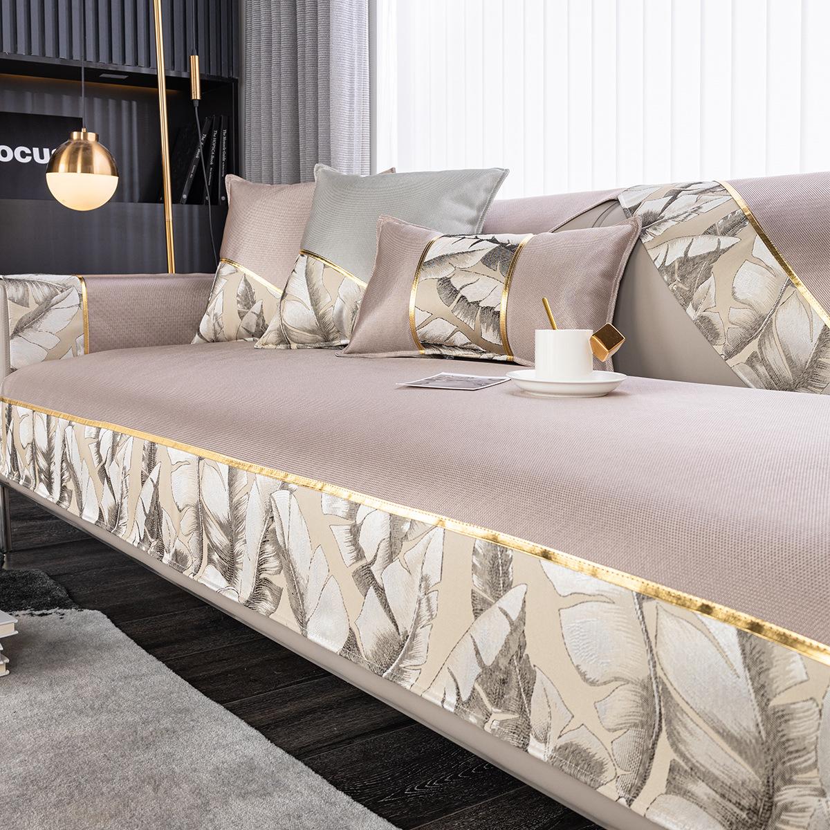 

Подушка для дивана Fresh, летний нескользящий, устойчивый к пятнам, высококачественный чехол для дивана, полностью обернутый чехол, коврик для дивана Ice Silk Cool 70*70cm