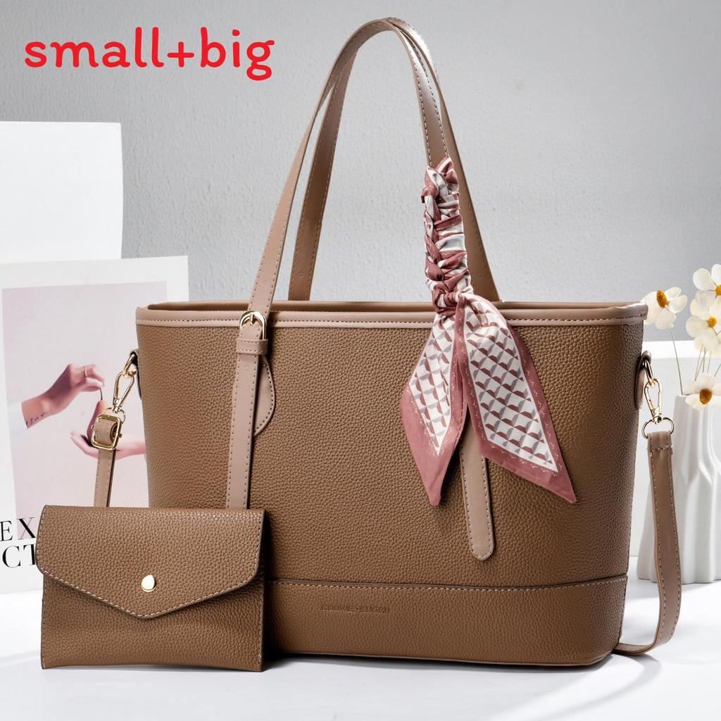 Pu Leather Large Tote Bag For Women With Zipper Pocket And Inner Compartments For Daily Commuting