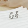 A Girl 1Pair Mini Zircon Star Hoop Earrings for Women Earrings Korean Fashion Ear Buckle Jewelry Accessories Gift