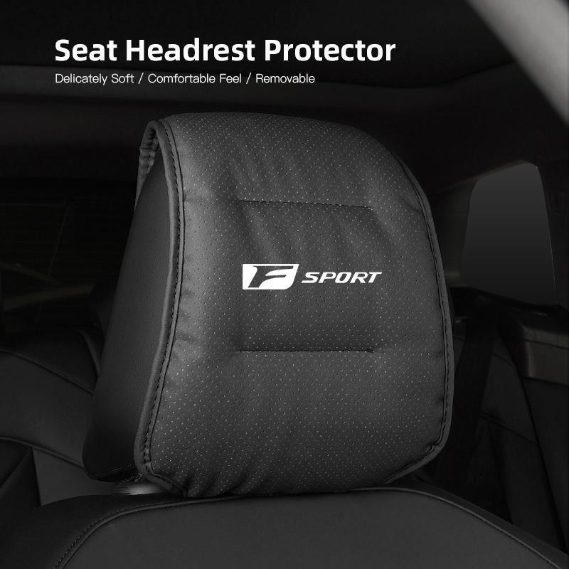 Leather Car Pillowcase Car Supplies Headrest Cover For Lexus RX330 IS250 Ct200h ES300h RX350 Anti Fouling Decoration Pillowcase NM2