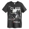 Amplified The Clash Westway To The World Mens Charcoal T Shirt The Clash Tee