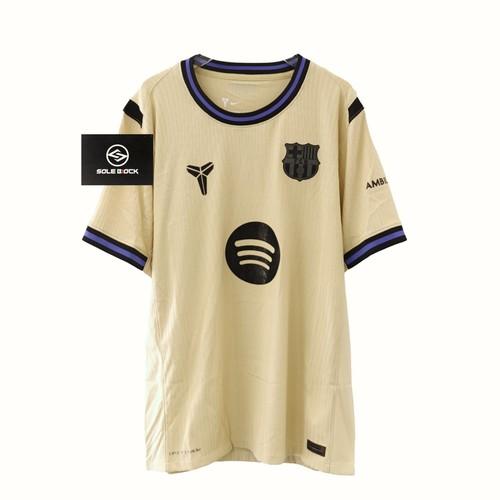 

ФК Барселона 2025/26 Матчевая выездная Nike Kobe Dri-FIT ADV Футбольная аутентичная футболка PE S покинуть белый