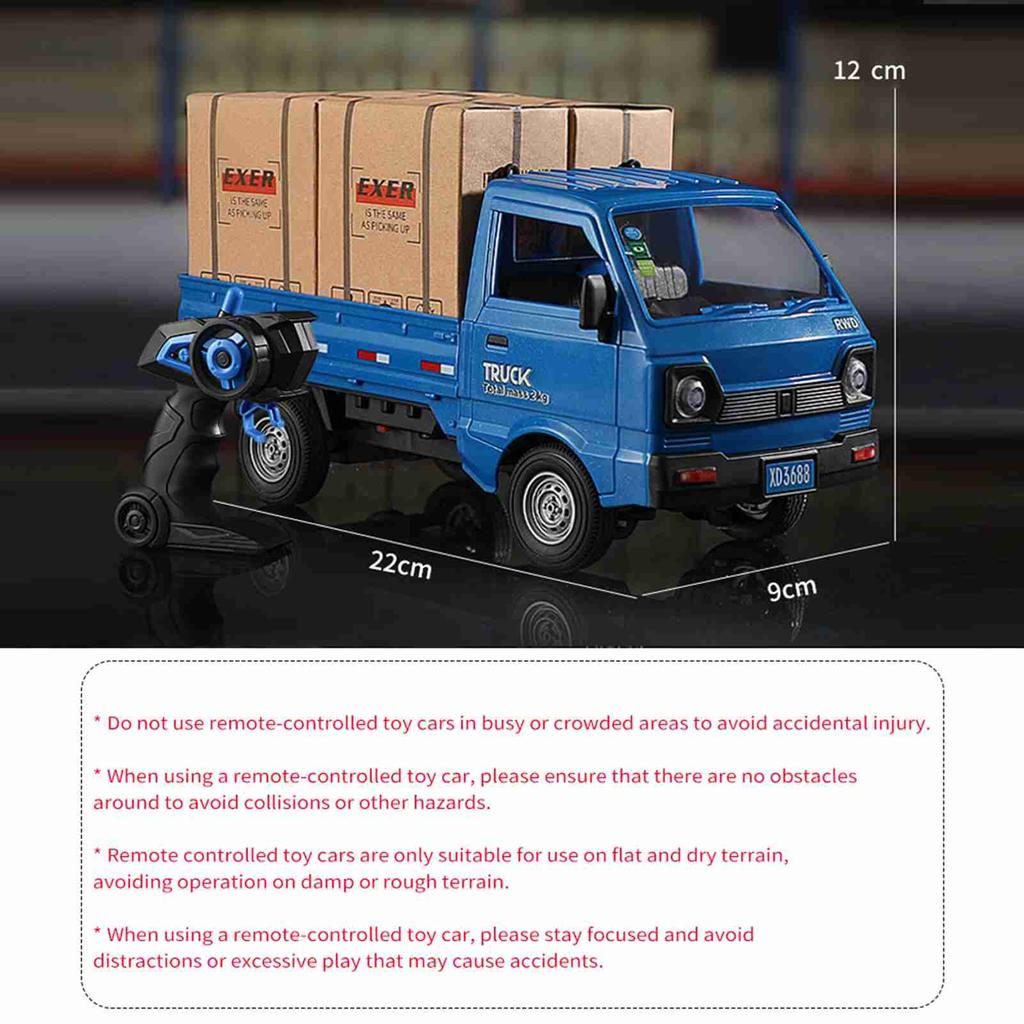 RC Transport Car Multi Direction Driving 1/16 Scale 2.4Ghz Remote Control Sprayer Transport Truck for Kids Remote Control Truck