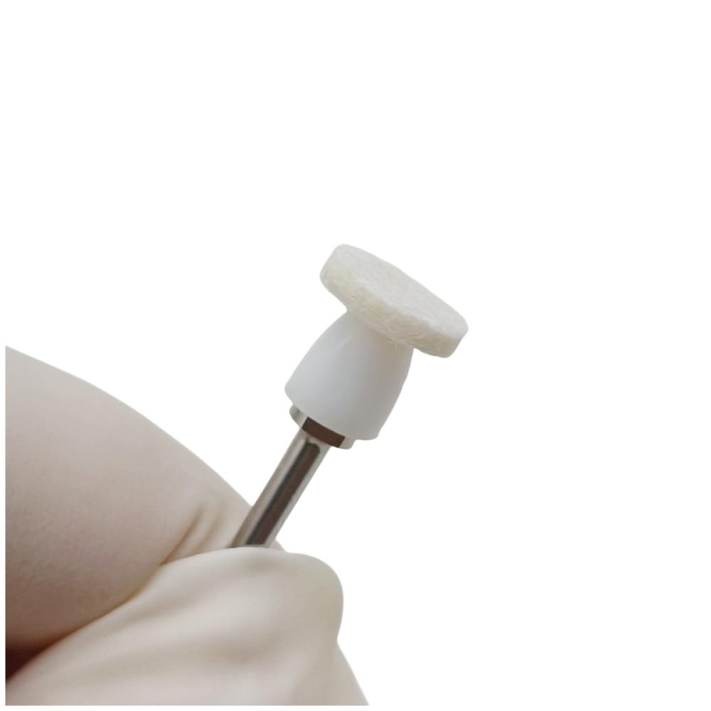 50pcs/box Dental High Gloss Composite Polishing Disc Kit White Polishing disc Paste-Impregnated Composite Finishing Mandrel