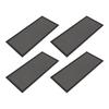 4 Stück Magnetische Bodenregister-Lüftungsgitterabdeckungen 5,5x12 Zoll Magnet PVC-Lüftungsgitternetz für Wand Decke Boden zum Auffangen von Schmutz Haaren
