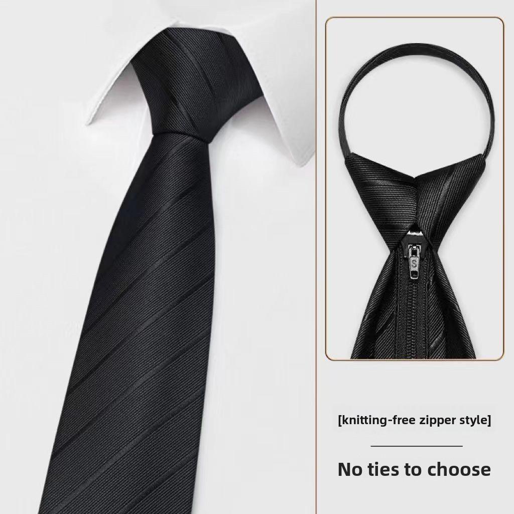 Childrens Tie With Zipper Closure For Formal Events And School Uniforms