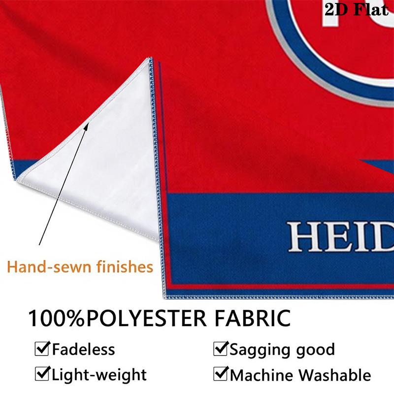 FC Heidenheim Wall Tapestry Aesthetic Wall Hanging Printed Fabric Blanket Decorative Tapestries for Bedroom Living Room Home Decor