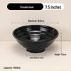 Black Melamine Noodle Bowl
