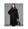 Women's Korean Style Hooded Cotton Jacket - Winter Clearance, Medium & Long, Loose Fit, Large Size, Thickened Coat