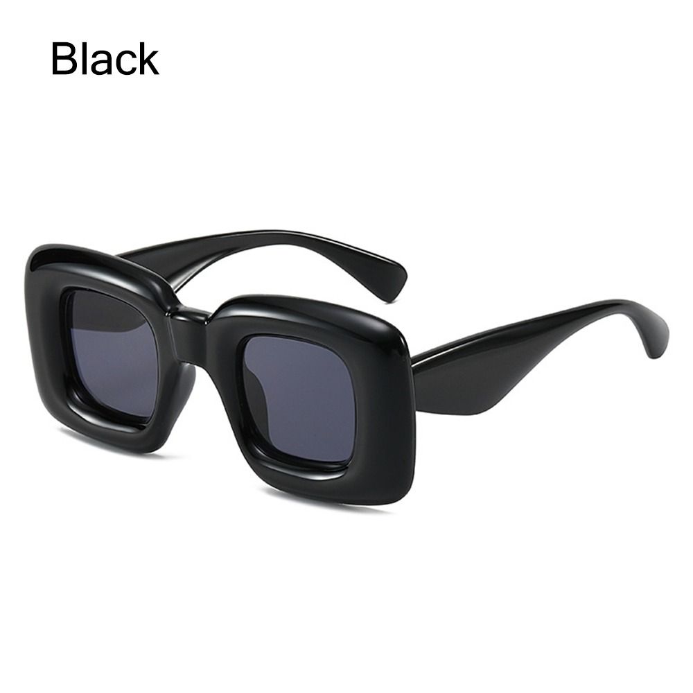 1pc Oversized Cute Heart-Shaped Inflated Sunglasses for Women Trendy Chunky Sun Glasses Retro Thick Frame Funny Shades