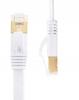 LAN ETHERNET FLAT NETWORK CABLE SFTP CAT7 10m