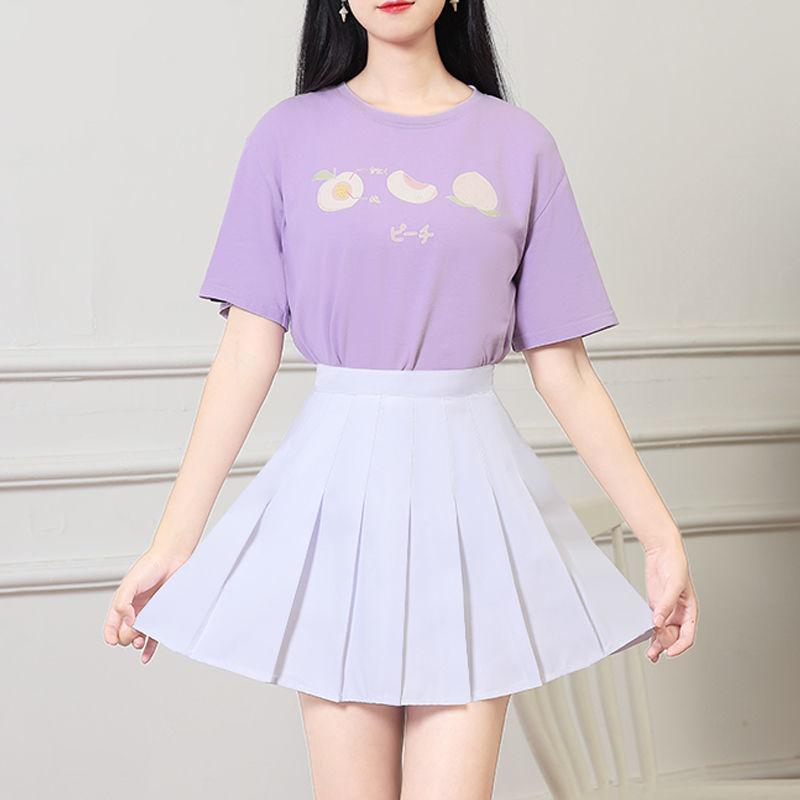 Летние женские корейские плиссированные юбки Женские мини-юбки Юбки с высокой талией — фото 6