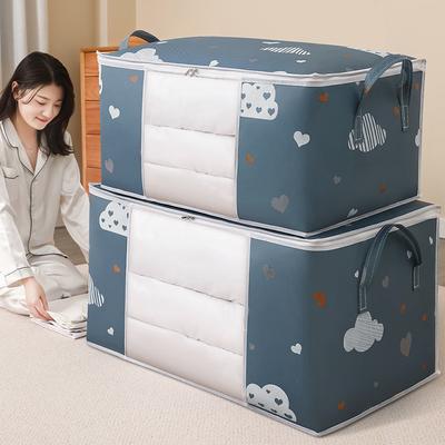 Quilt-Aufbewahrungstasche, Kleidung, Bettwäsche, Taschen, staubdichte Aufbewahrungstaschen aus Polyestergewebe