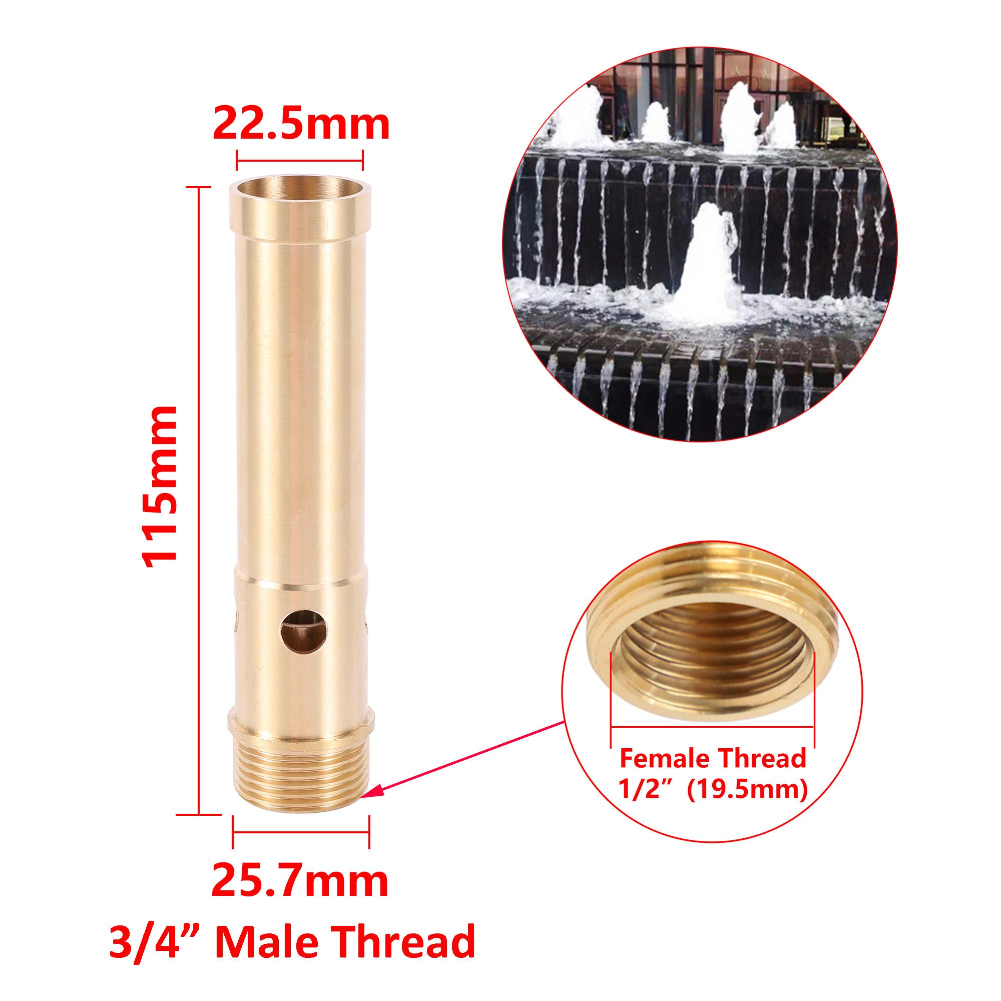 

3/4 1 1.5 2 Male Thread Brass Bubble Fountain Nozzles Garden Landscape Park Pond Bubbling Ornamental Fountain