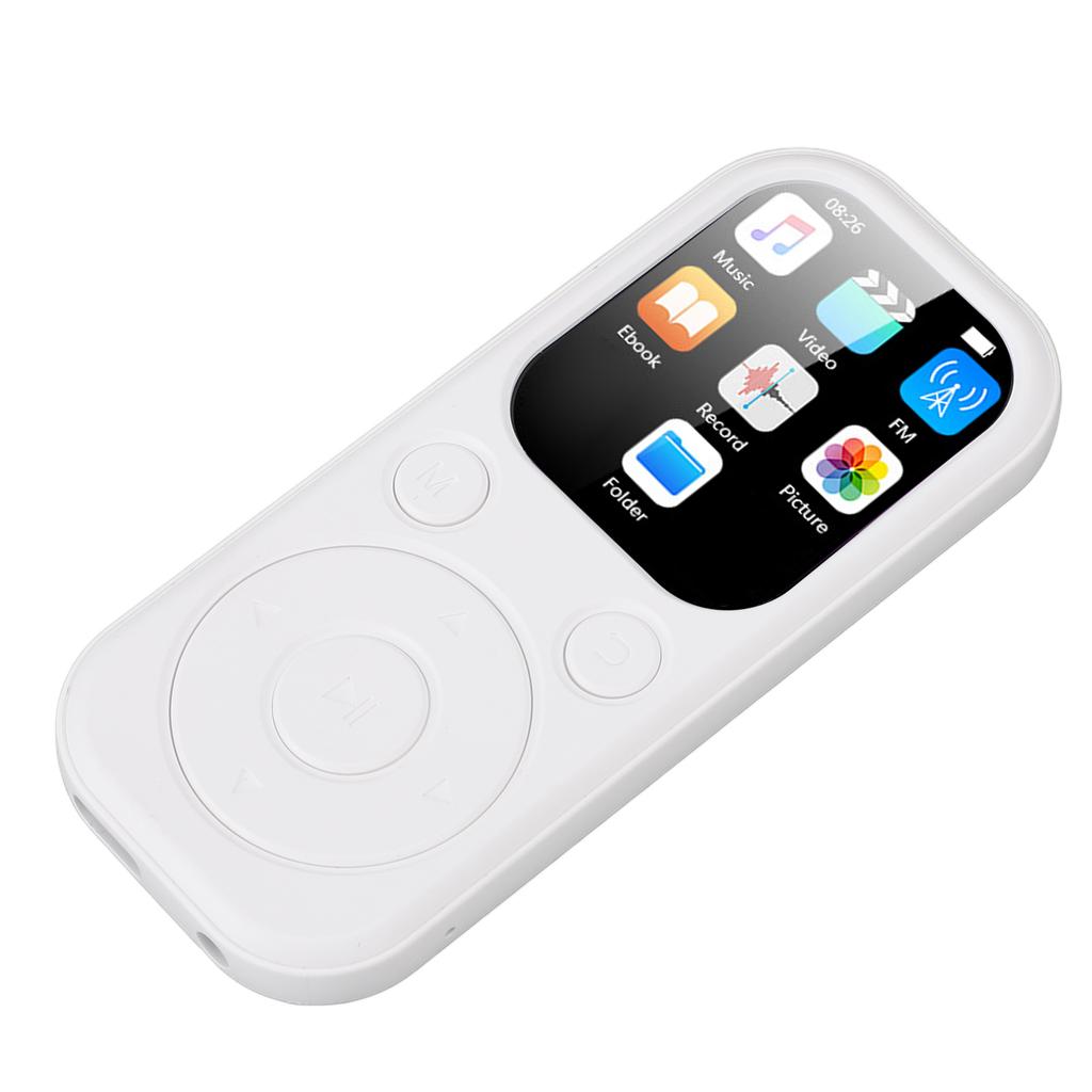 MP3 Player with Bluetooth 5.4 HiFi Speaker Voice Recorder 2.01in Screen Portable Music Player Without Small Memory Card