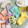 New Style Funny Anime Cartoon Character Socks Men Women Breathable Cotton Hip Suitable For Daily Wear