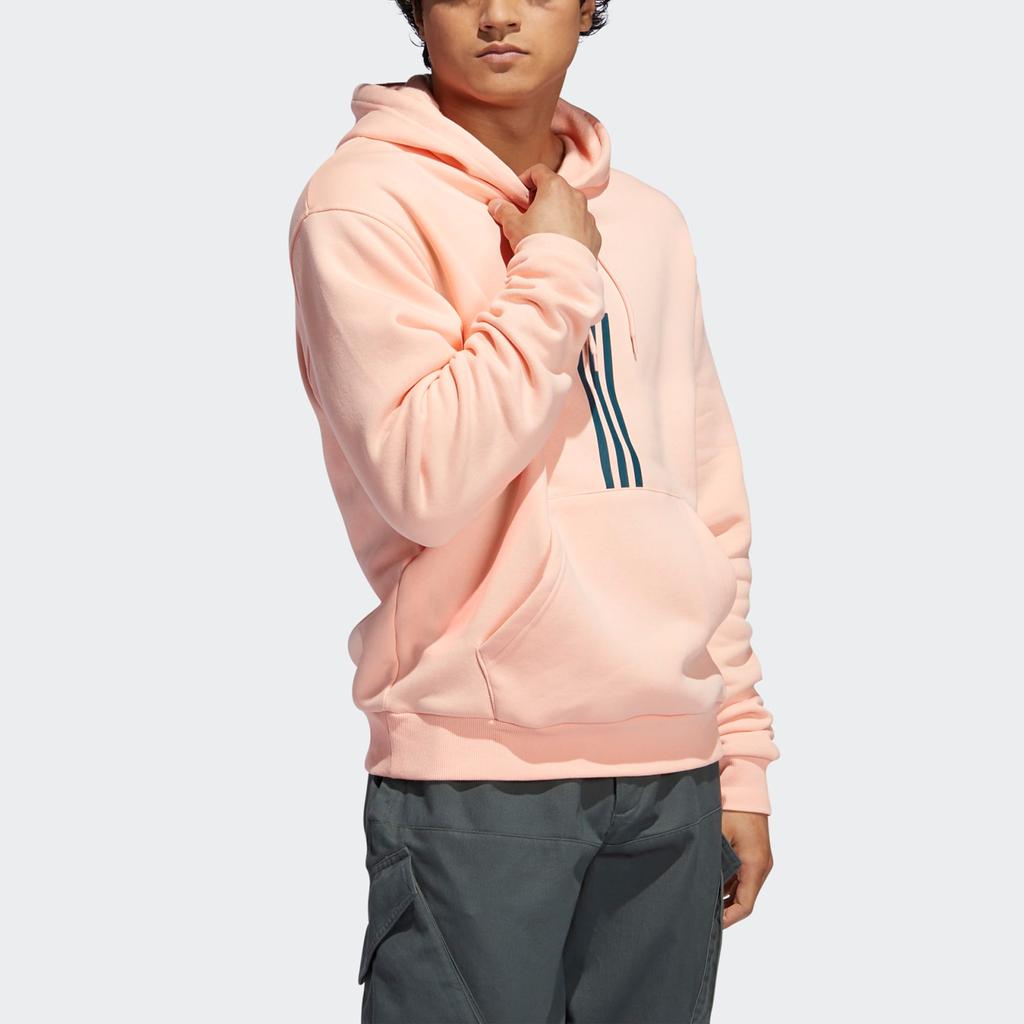 adidas Originals Trefoil Casual Sport Pullover Hoodie Men Tops Pink EH5265