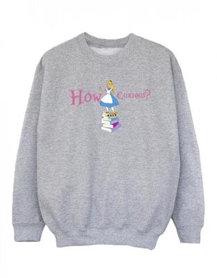 Girls Alice In Wonderland How Curious Sweatshirt