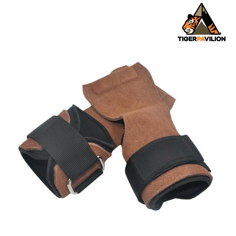Gym Gloves Grips Anti-Skid Leather Gymnastics Guard Palm Protectors Pull Up Horizontal Bar Weight Lifting Guantes Gym