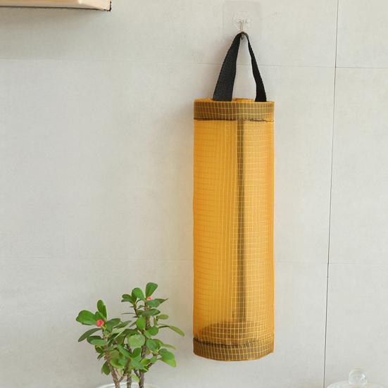 1/3Pcs Kitchen Garbage Bag Holder Large Capacity Easy to Install Wall Mount Trash Bag Dispenser Hanging Storage Bag Organizer