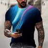 Men'S T-Shirt Short Sleeve Printed Summer Round Neck Top Trend Casual Sweatshirt