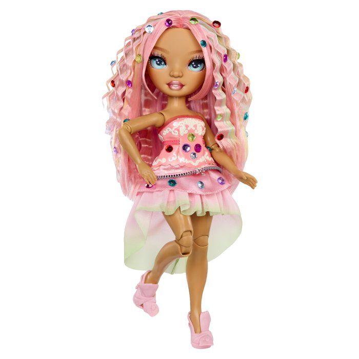 Rainbow High - Poupée Mannequin Be Dazzling - Adeline Rose - 28 cm - Pierres précieuses scintillantes et accessoires inclus