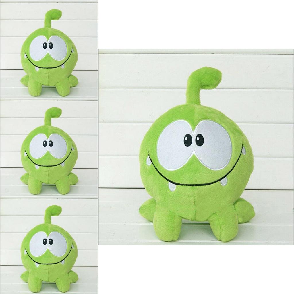 Adorable 8" Cut The Rope Candy Monster Om Nom Plush Toy Soft Doll Gift Figure