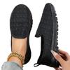 Summer European and American solid color casual shoes flat shoes breathable and lightweight large size mother flying woven shoes