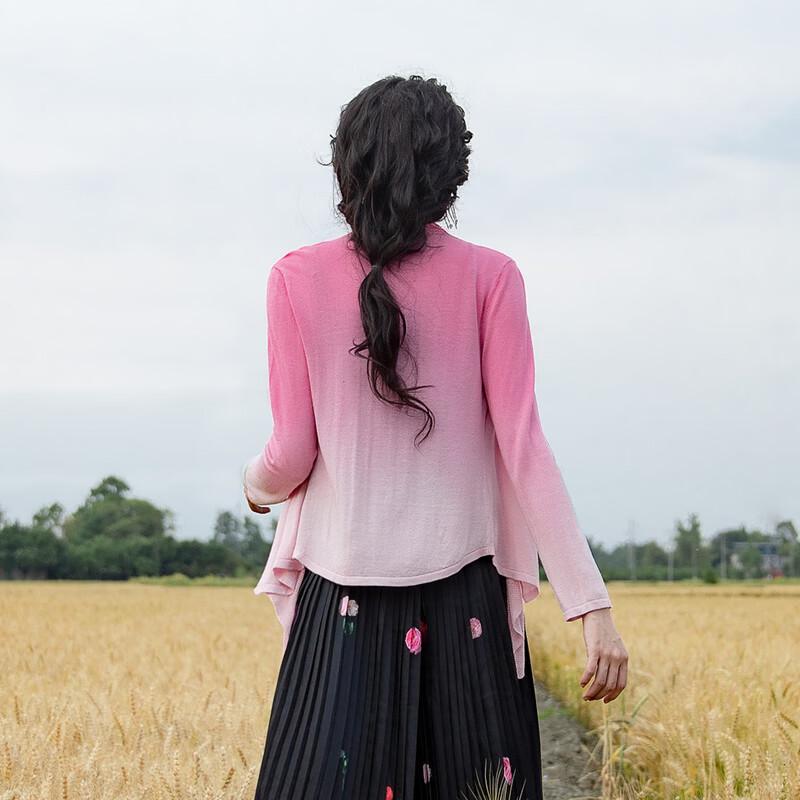 Live in Left Linen Blend Scarf Collar Cardigan