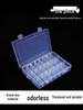 Transparent Multi-Compartment Storage Box for Electronic Components and Small Accessories