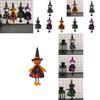 Halloween Decor Supplies Adorable Pumpkin Witch Ghost Pendant For Kids Party Props