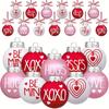12pcs Hanging Decorative Hearts, Mother's Day Decorations, Wedding and Anniversary Celebration Decorations - Indoor/outdoor Party Supplies