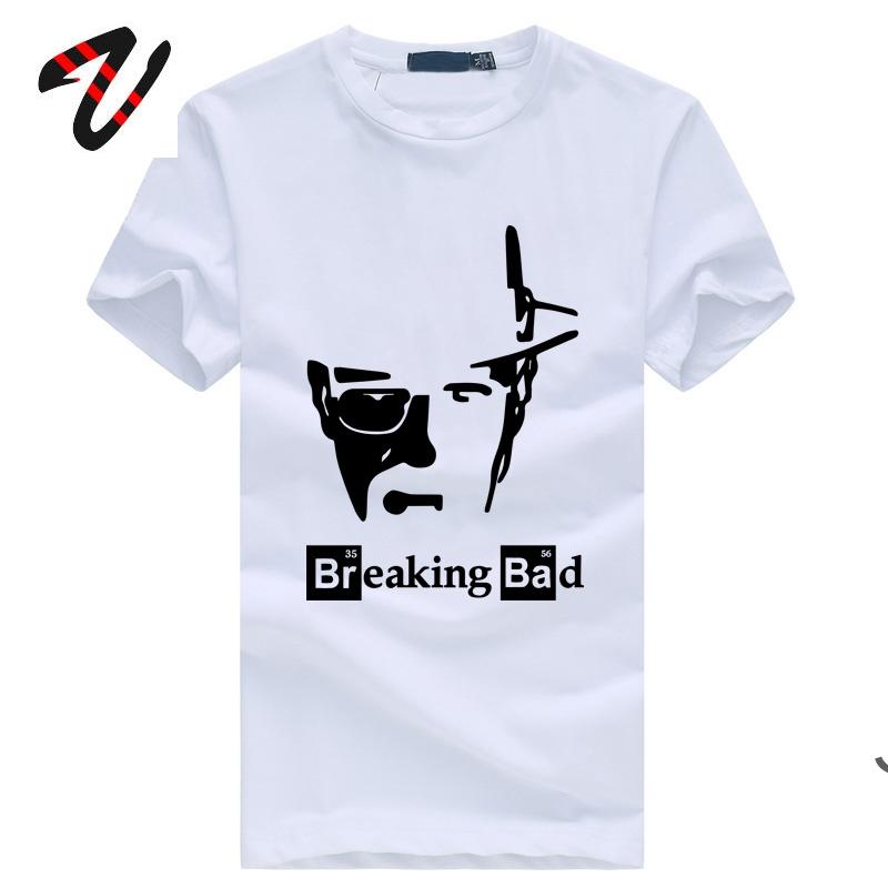 Chemical Breaking Bad Unisexs TShirts Walter White One Who Knocks Heisenberg Tshirts Homme Hipster Tees Oversized Clothing Shirt