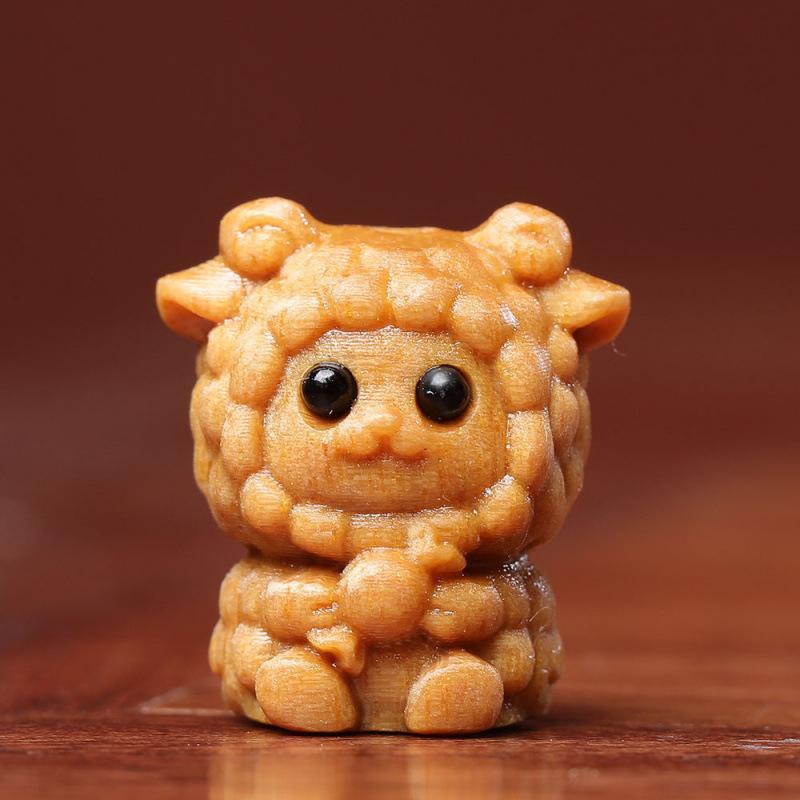 Barbie Sandalwood Twelve Zodiac Animals Cute Cartoon Beasts Pendant Beads Accessories