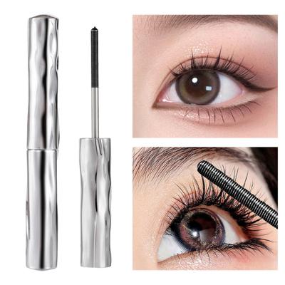 1/2 Stück 4g Damen Mascara Wasserdicht Lang Anhaltend Nicht Verschmierend Schnell Trocknend Verlängernd Verdickend Wimpern Biegecreme Augen Make-up Werkzeug