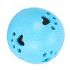 NonPoisonous Outdoor Washable Ball Dog Clean Teething Chew Toys Spiky Pet Supply(Blue Paw Print )