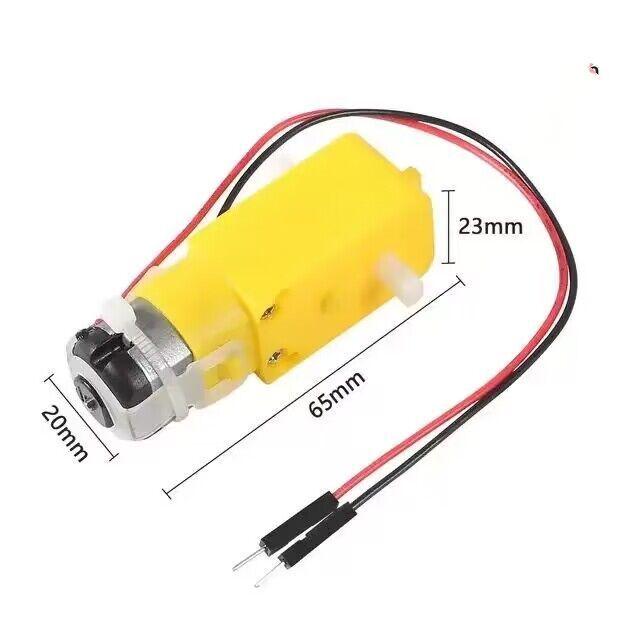 TT Miniature DC Geared Motor 1:48, Single/Double Shaft, 3V/6V, 1:90 Metal Gear, for Smart Cars.