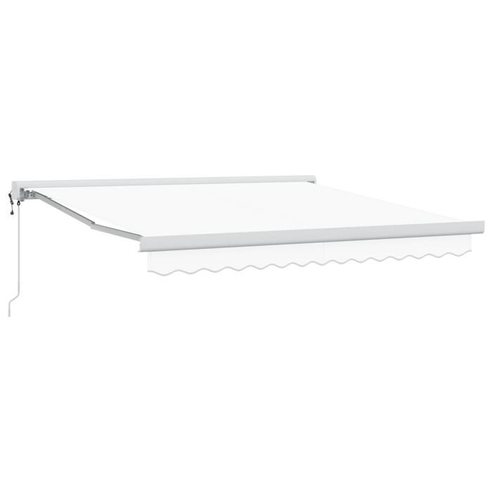 Auvent rétractable automatique vidaXL blanc 300x250 cm 3330082