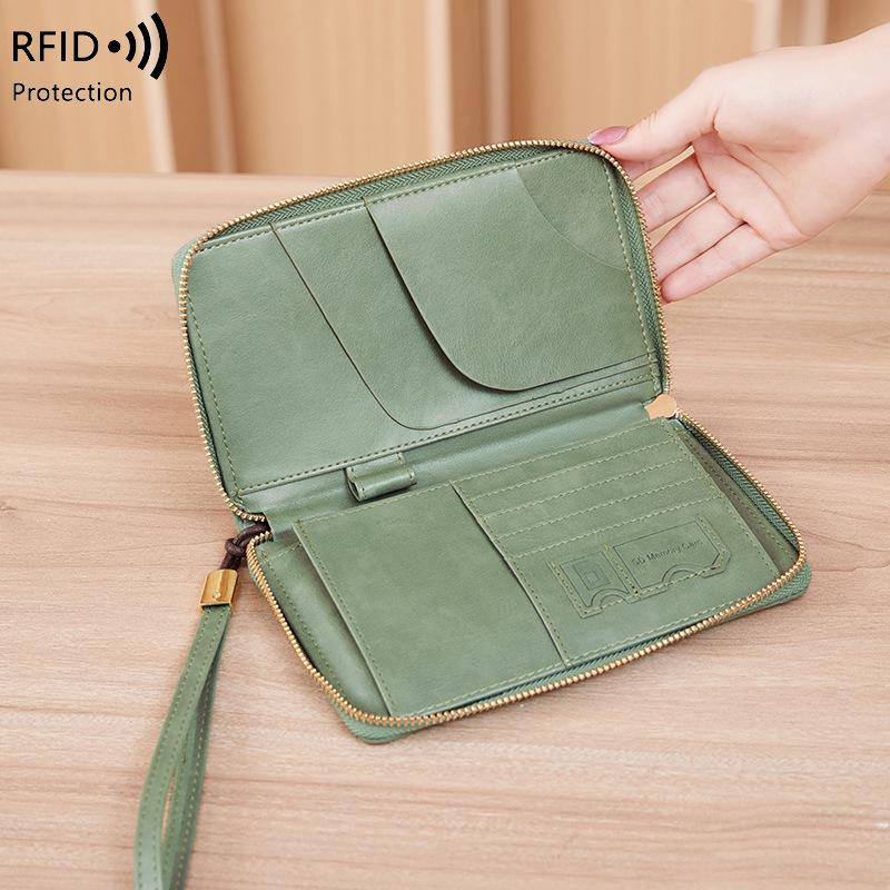 2024 Diebstahlsichere RFID Reisepass- und Dokumentenorganisator Geldbörse