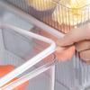 2023 Transparent Plastic Kitchen Organizer: Chronograph Refrigerator Storage Box for Vegetables & Fruits - Fresh-Keeping & Sealed Design