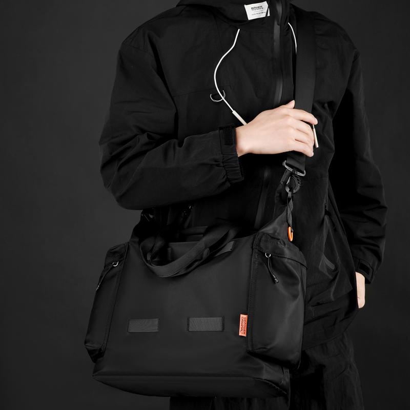 Versatile Travel Shoulder Bag - Foldable Water-Resistant Tote for Gym, Shopping & Daily Commute Multipurpose Waterproof Messenger Bag