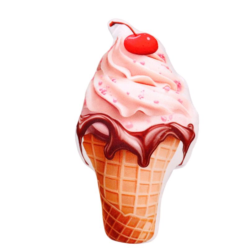 Cone Crispy Ice Cream Plush Toy Home Decoration Stuffed Doll Cushion Gift Kids