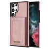 N.BEKUS For Samsung Galaxy S25 Ultra Case RFID Blocking Leather+TPU Phone Cover with Card Slots